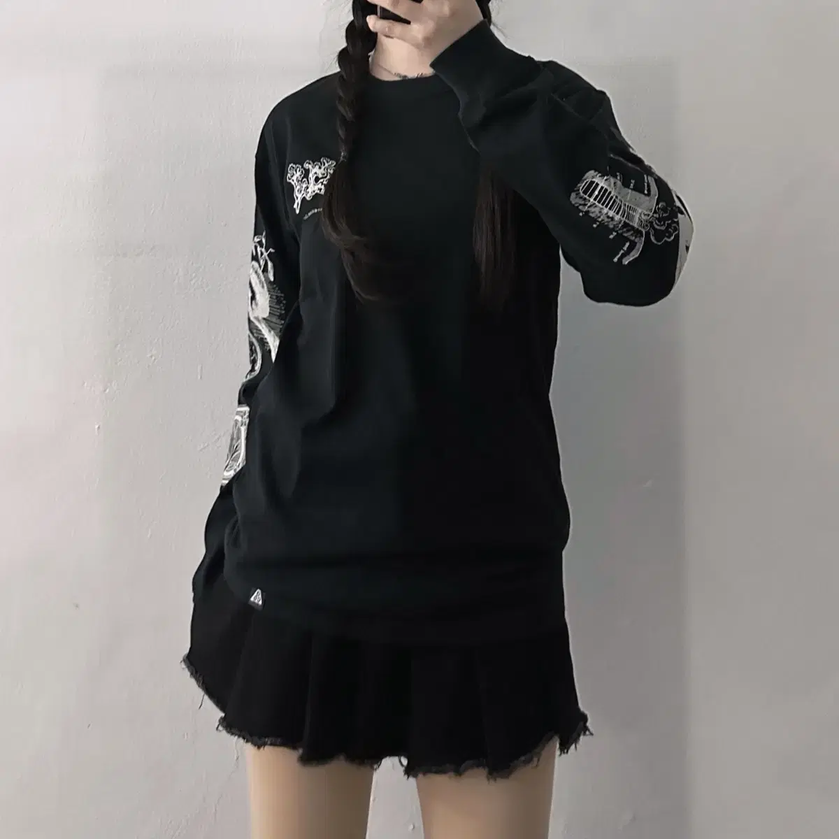 (XS) 나이키 ACG 블랙 롱슬리브